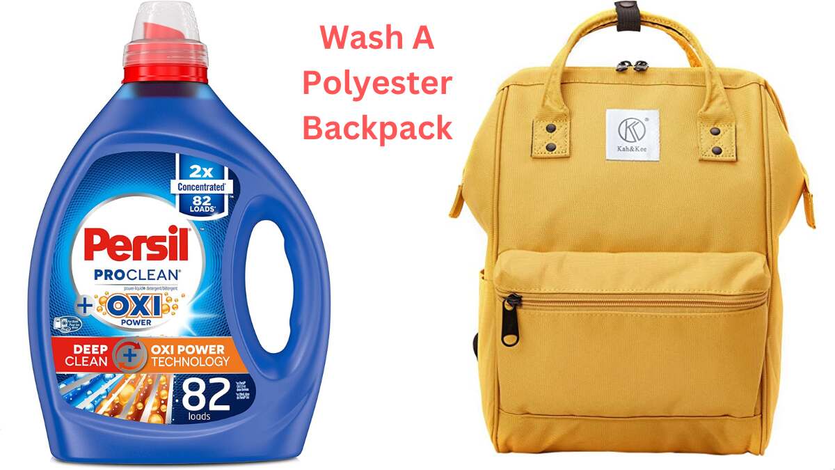 How To Wash A Polyester Backpack [in 7 Easy Steps] FineBackPack