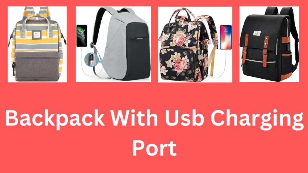 School Backpack With Usb Charging Port