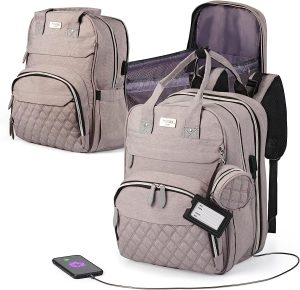 diaper bag backpack with travel bassinet