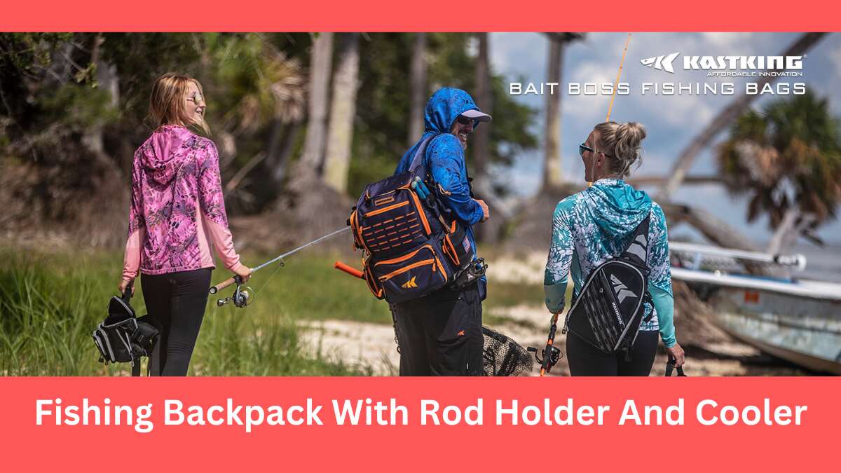 fishing backpack with rod holder and cooler FineBackPack