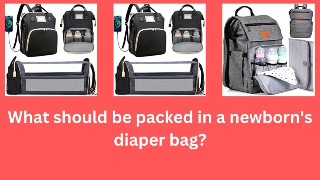 What should I pack in my newborn's diaper bag