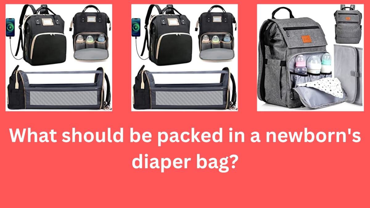 What should I pack in my newborn's diaper bag FineBackPack