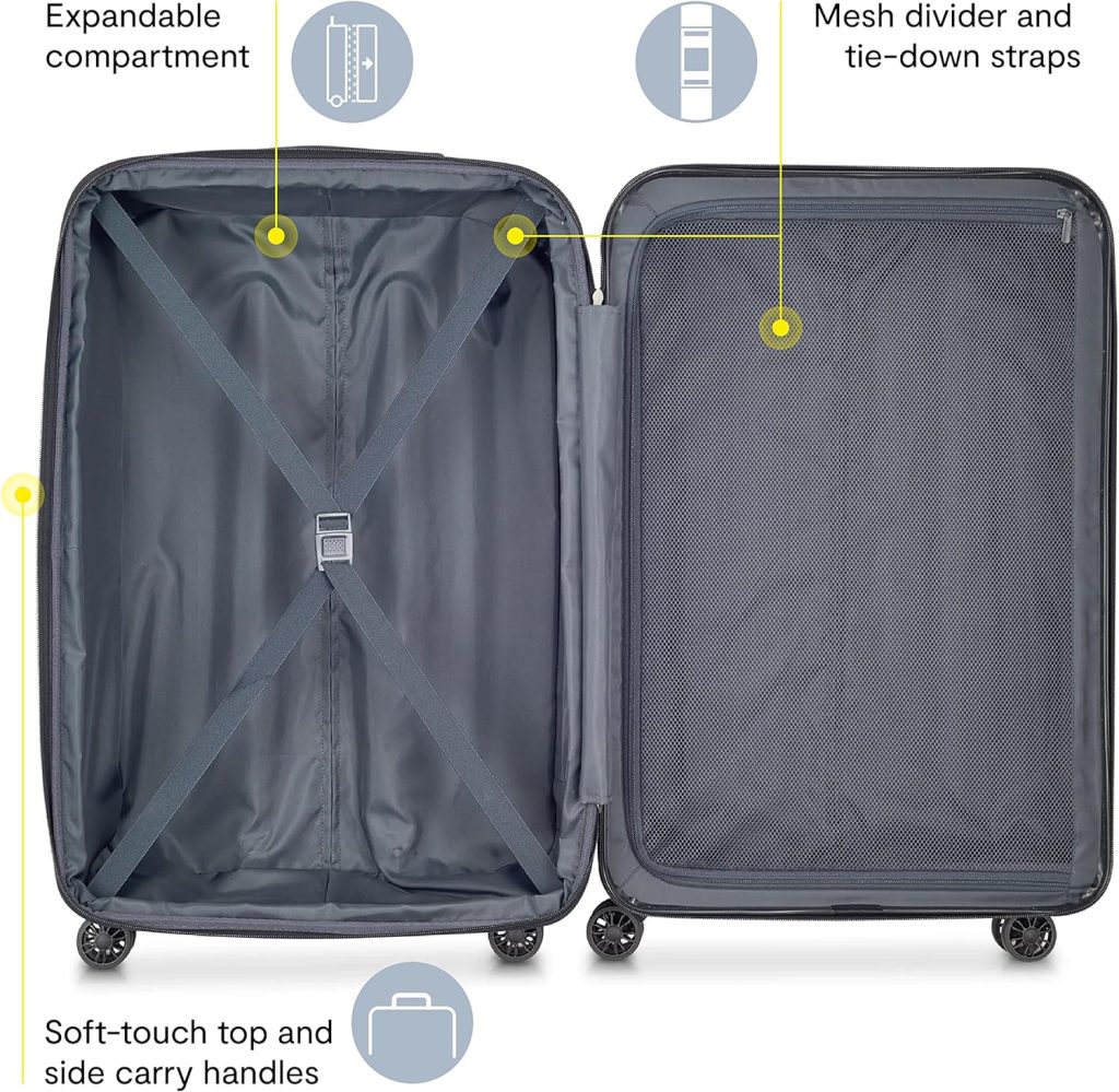 DELSEY Paris Helium Aero Hardside Expandable Luggage