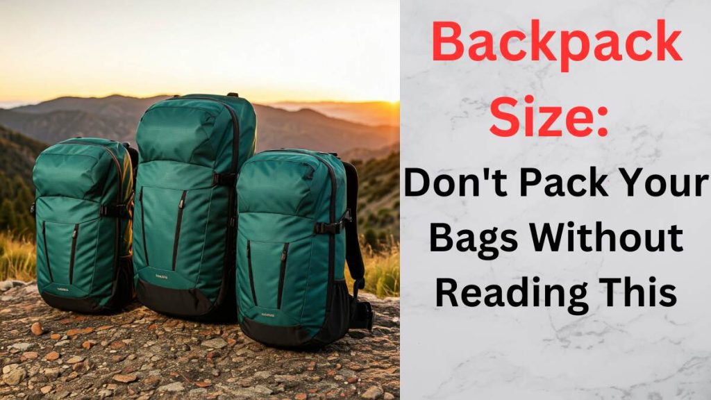 what size hiking backpack do i need