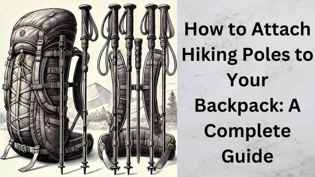 how to attach hiking poles to backpack