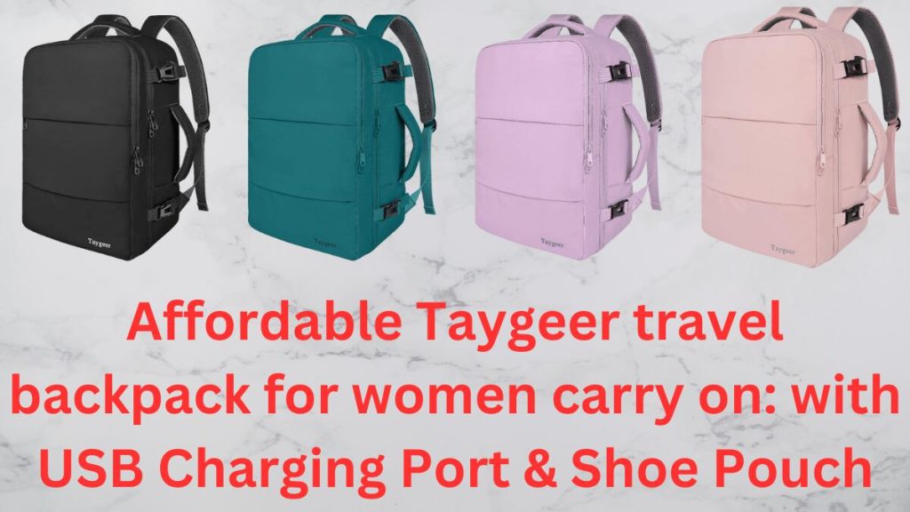 Taygeer travel backpack for women carry on