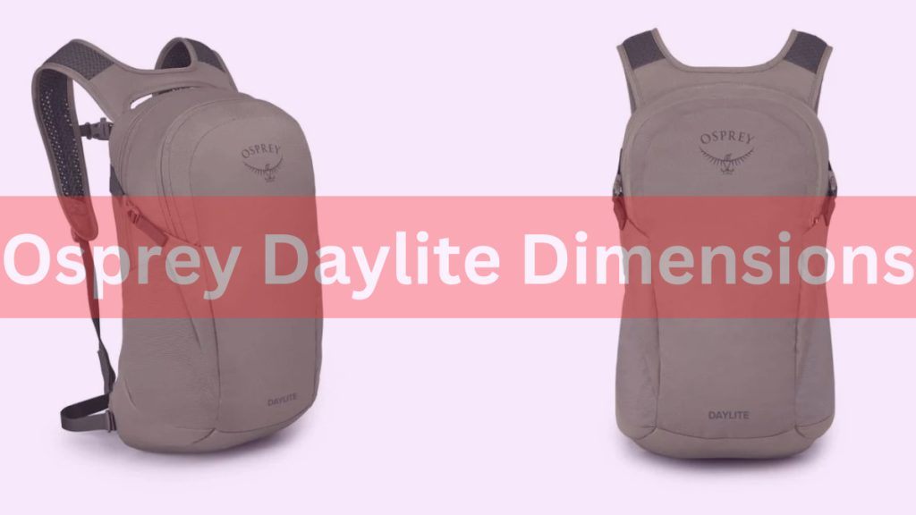 Osprey Daylite Dimensions