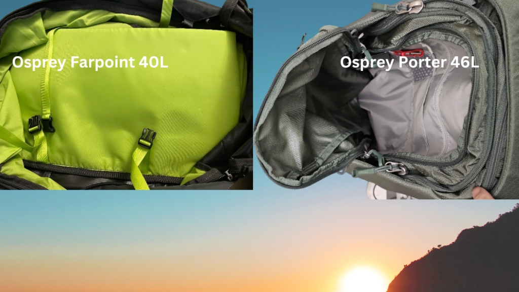 Osprey Porter 46 vs Osprey Farpoint 40